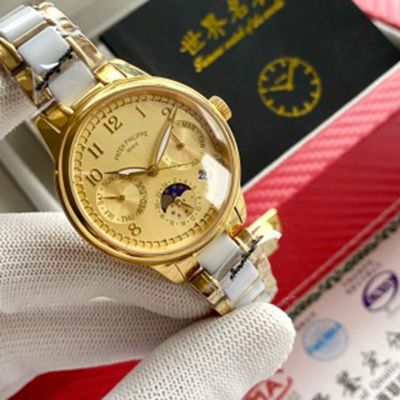 PATEK PHILIPPE Geneve tourbillon automatic Grand Complications  Gold and Ceramic Copy Watch